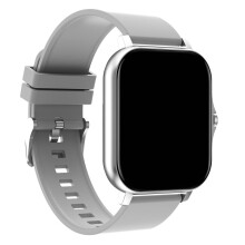Montre connectée CheAAlet GT20Y13, bracelet en acier inoxydable argenté