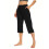 Calça Capri Feminina Plus Size com Cintura Elástica e Comprimento Cropped 1