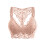 Spets Halter Bralette Dam Ovadderad Bygelfri V-ringning 1