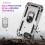 iPhone 16e shockproof hybrid phone case silver 6