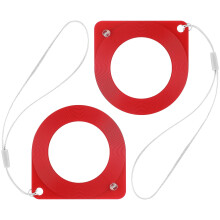 Bobina de indução ECU automotiva OUNONA vermelha (2 peças)