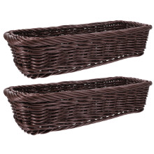 OUNONA Boîtes de rangement de cuisine, organisateur de couverts, lot de 2