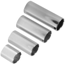 OUNONA Edelstahl-Gitarrenslides, 4-teilig (28 mm, 51 mm)
