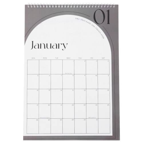 OUNONA Office Planner Notebook PU-leer A5
