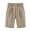Damejerseyshorts med lommer, khaki, L 1