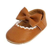 Zapatos antideslizantes con lazo para bebés recién nacidos de Elainilye