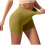 Damen-Radlerhose mit hohem Bund, einfarbig, elastisch 1