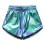 Mädchen-Shorts mit Metallic-Glitzer, elastischem Bund und Taschen, Größe 4–12 1