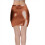 Minifalda de mujer con brillo, moda de verano XXL 3