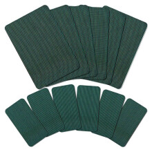12Pcs Pool Safety Cover Patch,12X8In/4X8in Pool Cover Patches Self Adhesive Pool Cover Repair Kit for Swimming Pools