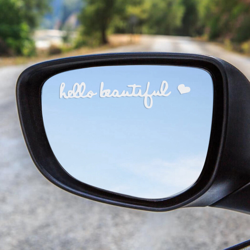Rearview Mirror Decal Vinyl Sticker 1 Pack 9558633484410