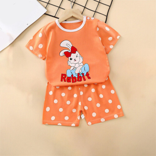 Ensemble d'été imprimé à manches courtes pour tout-petits (3M-6T) 1