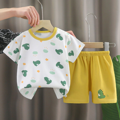 Ensemble d'été imprimé à manches courtes pour tout-petits (3M-6T) 1