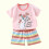 Ensemble d'été imprimé à manches courtes pour tout-petits (3M-6T) 4