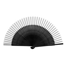Hand Fan for Women Foldable - Folding Vintage Bamboo Silk Fan - Perfect for EDM, Festivals, Dancing