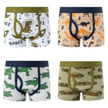 Toddler boys cotton boxers briefs 4-pack size 1-10 years