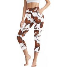 Women's High Waist Yoga Capris with Pockets 1 Pair