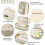 Pencil Case Large Capacity Khaki Stationery Organizer 4