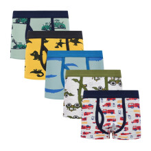 Cotton Boxer Briefs for Toddlers 5 Pack Size 1-10 Years