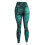 Dameleggings med denimprint, elastisk, slim fit, grøn 8