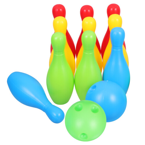 Set de jucării mini bowling OUNONA pentru copii 1