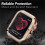 Λουράκι Apple Watch από ανοξείδωτο ατσάλι με στρας 45mm 44mm 41mm 4