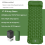 Self-Inflating Camping Mattress Olive Green Single or Double 2