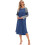 Camicia da notte da donna con maniche raglan e scollo rotondo, ultra morbida 6
