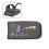 S810 e-bike meter LED display 36V IP65 black 5-pin 3