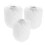 OUNONA Badrumsborste Ersättning Vit 3-pack 7