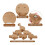 Wooden cabinet knobs animal motif 6 pcs 4