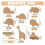 Wooden cabinet knobs animal motif 6 pcs 5