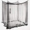 Black Mosquito Net for 4-Poster Bed 1 Piece 5