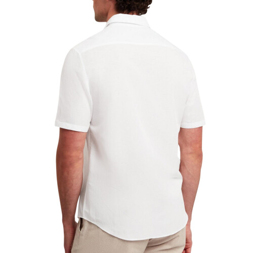Ted Baker (L, White) Ted Baker Mens Baker Regular Short-Sleeved Shirt 1