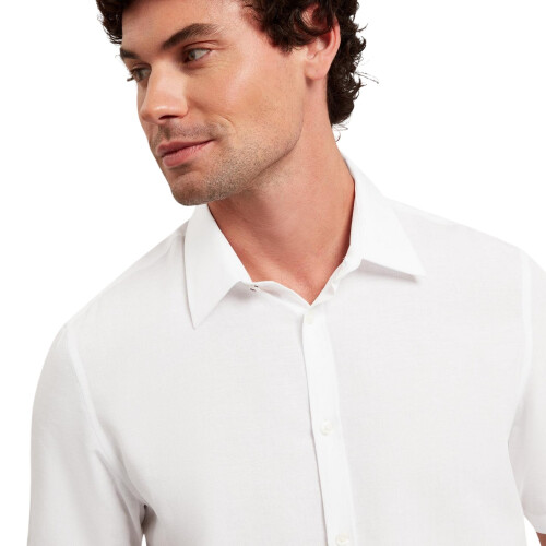 Ted Baker (M, White) Ted Baker Mens Baker Regular Short-Sleeved Shirt 2