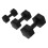 Mini halters, decoratief, zwart, glad, compact, 3 stuks 6