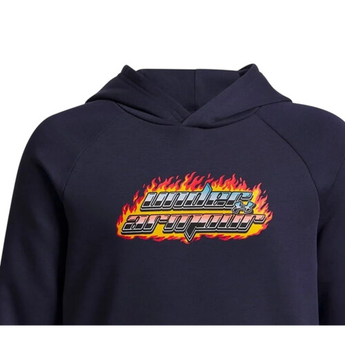 Under Armour Under Armour Boys Flame Effect Raglan Hoodie 2