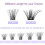 False Eyelashes Natural Volume Cloud Black Set 3