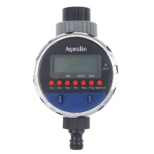 GartenbewäSserungstimer mit LCD-Display, 8 Programme, Elektronischer Kugelhahn, Wassertimer, BewäSserungssystem für die GartenbewäSserung