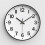 Modern Silent Wall Clock with 3D Numbers 8 Inch Dark Green 3