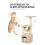 Cat tree beige scratching post 90 cm 4