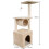 Cat tree beige scratching post 90 cm 5