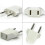 US to EU Adapter 2-Pin 6-Pack 2
