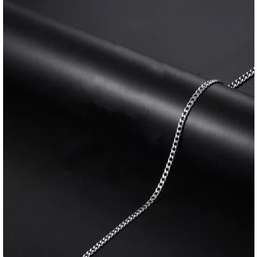 Armor Link Necklace Steel 3mm 55cm 1