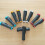 Bicycle Handlebar Grip Blue 1 Pair 5