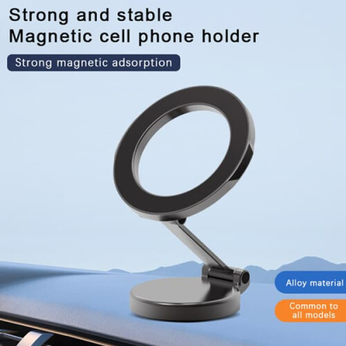 Magnetic Car Phone Holder Silver 1