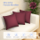 Conjunto de 2 enchimentos para almofadas decorativas quadradas de 45x45 cm (18x18 polegadas). 5