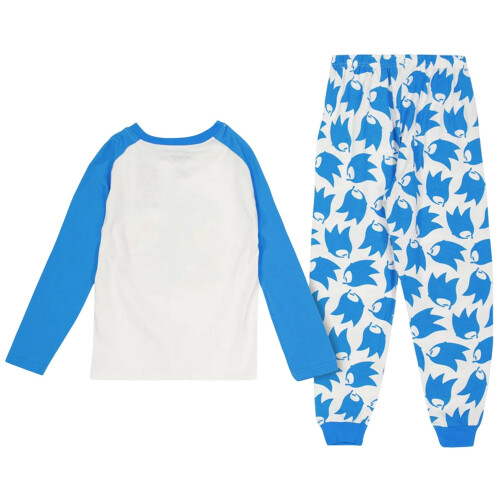Sonic The Hedgehog Sonic The Hedgehog Childrens/Kids Long Pyjama Set 1