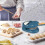 Dumpling maker 2-in-1 blue kitchen utensil 2