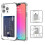 Funda antigolpes con ranura para tarjetas - compatible con iPhone 14 Pro Transparente 4